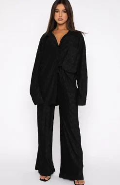 Pants | White Fox Boutique Late Night Pants black