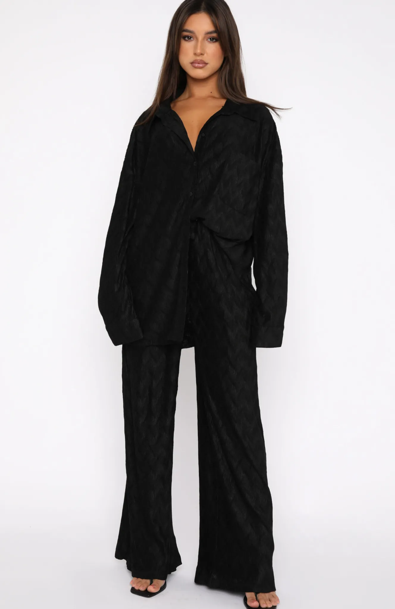 Pants | White Fox Boutique Late Night Pants black