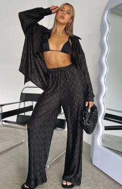 Pants | White Fox Boutique Late Night Pants black