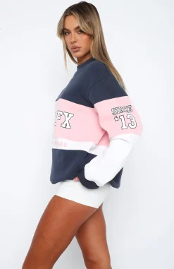 Jackets & Blazers | White Fox Boutique Latest And Greatest Oversized Sweater Mixed blue
