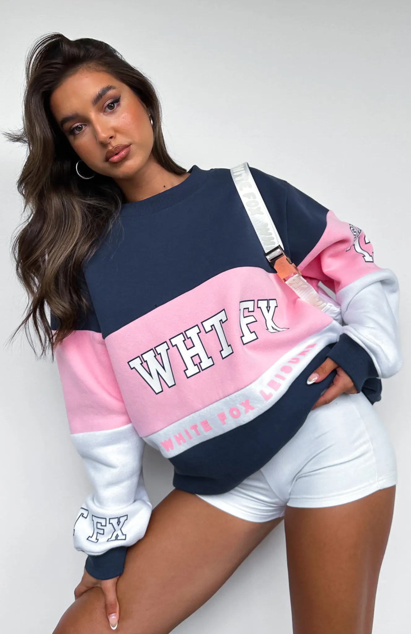 Jackets & Blazers | White Fox Boutique Latest And Greatest Oversized Sweater Mixed blue