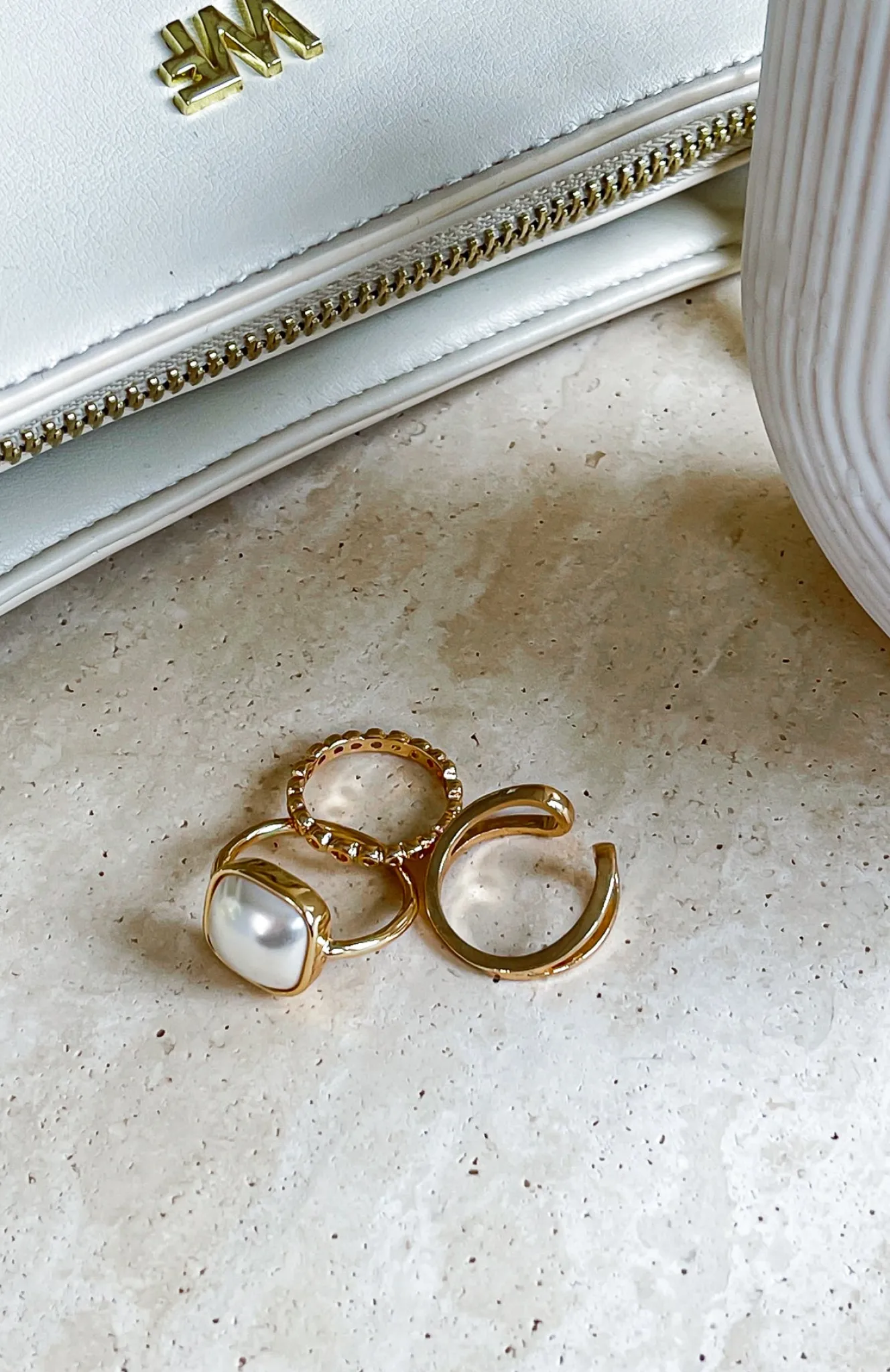 Jewellery | White Fox Boutique Lauren Ring Set gold
