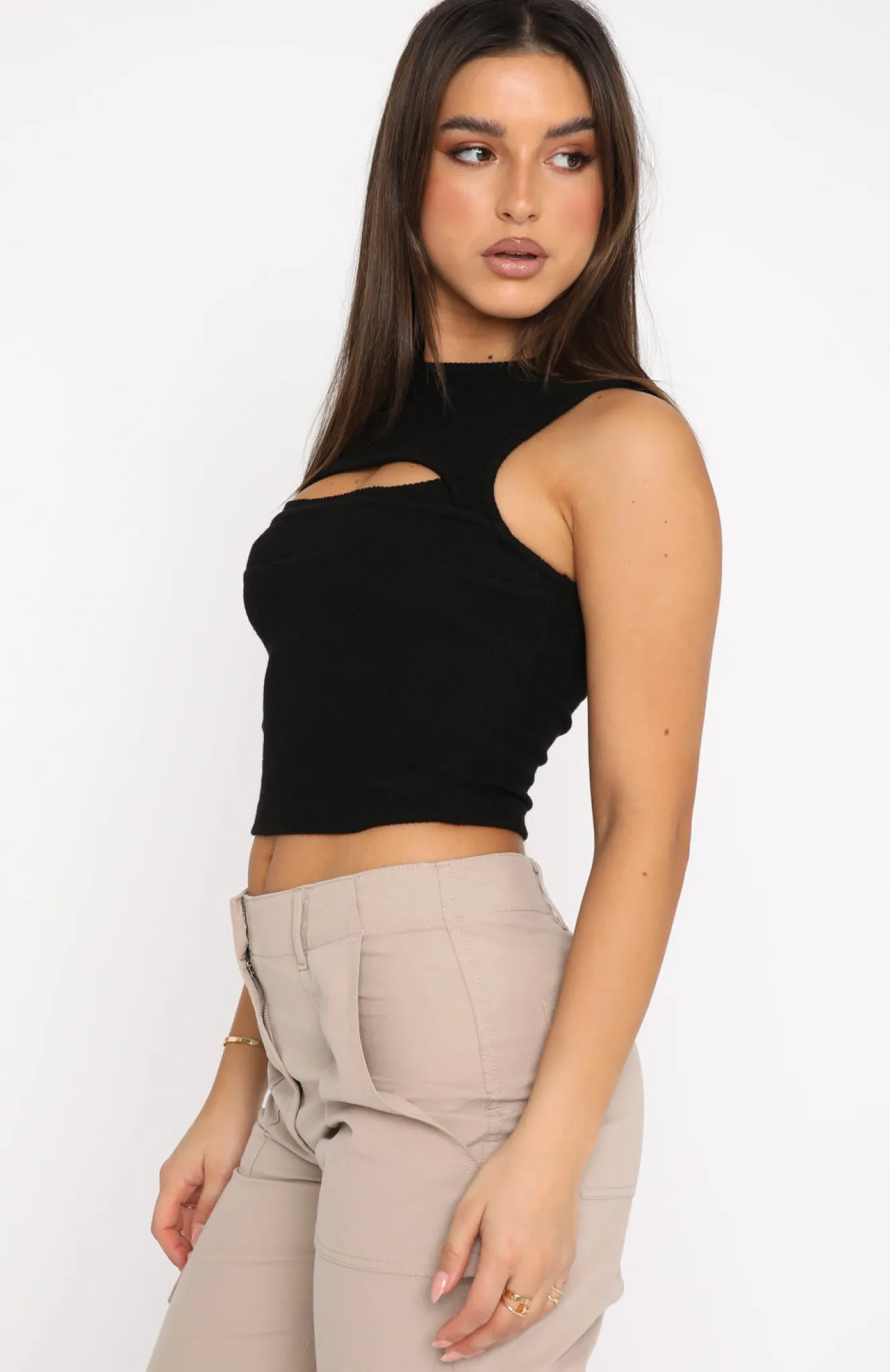 Shirts & Blouses | White Fox Boutique Learn The Ropes Crop black