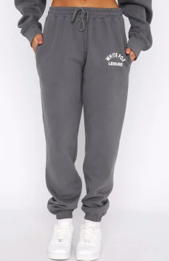 Sweatpants | White Fox Boutique Leisure Club Sweatpants Charcoal grey