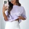 Shirts & Blouses | White Fox Boutique Leisure Series Oversized Tee Lavender purple