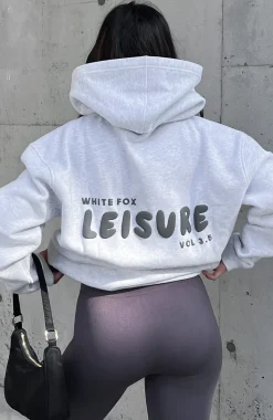 Jackets & Blazers | White Fox Boutique Leisure Series Oversized Hoodie Glacier grey