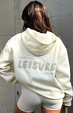 Jackets & Blazers | White Fox Boutique Leisure Series Oversized Hoodie Cream white