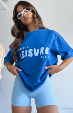 Shirts & Blouses | White Fox Boutique Leisure Series Oversized Tee Cobalt blue
