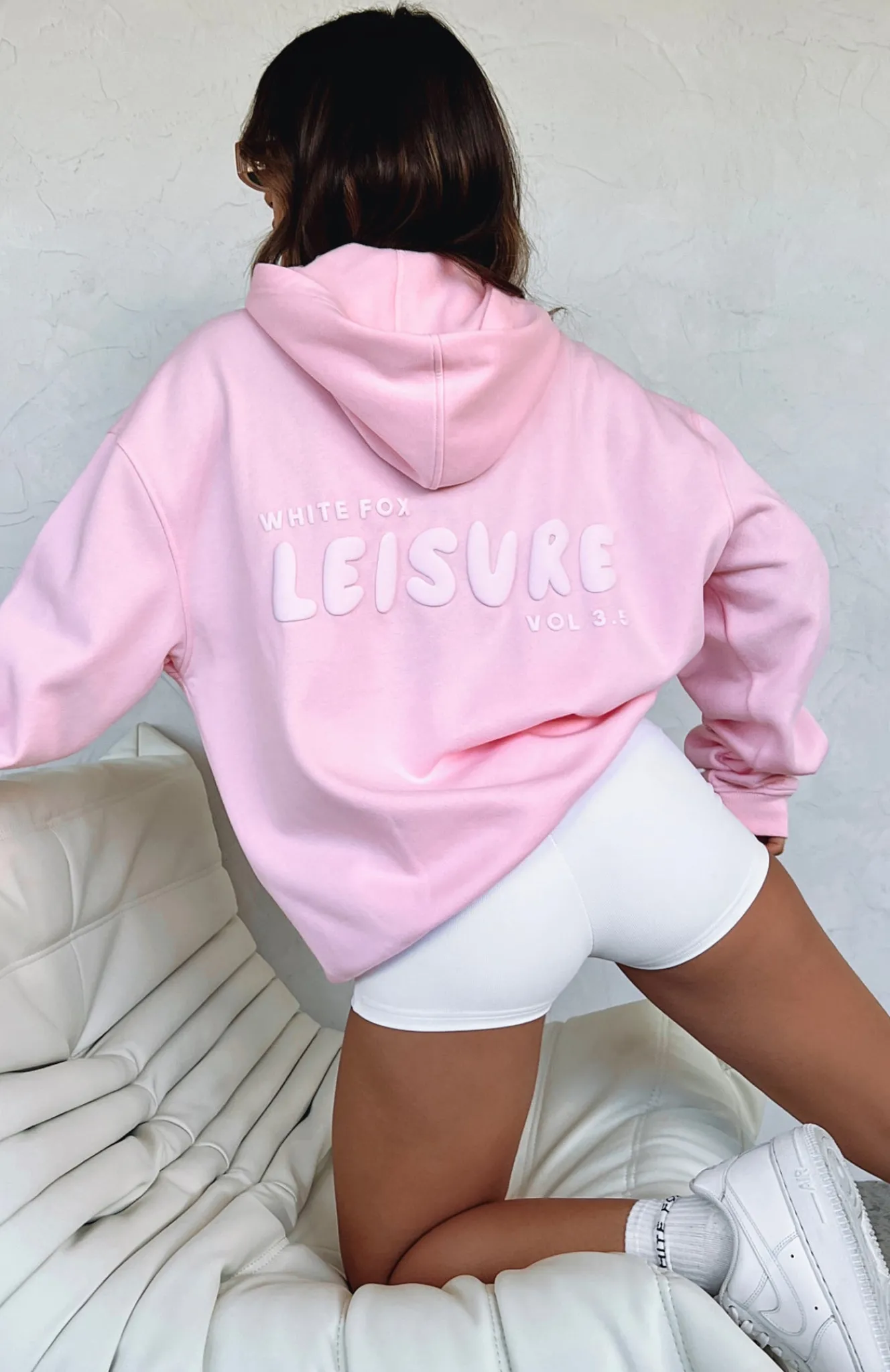 Jackets & Blazers | White Fox Boutique Leisure Series Oversized Hoodie Posy pink