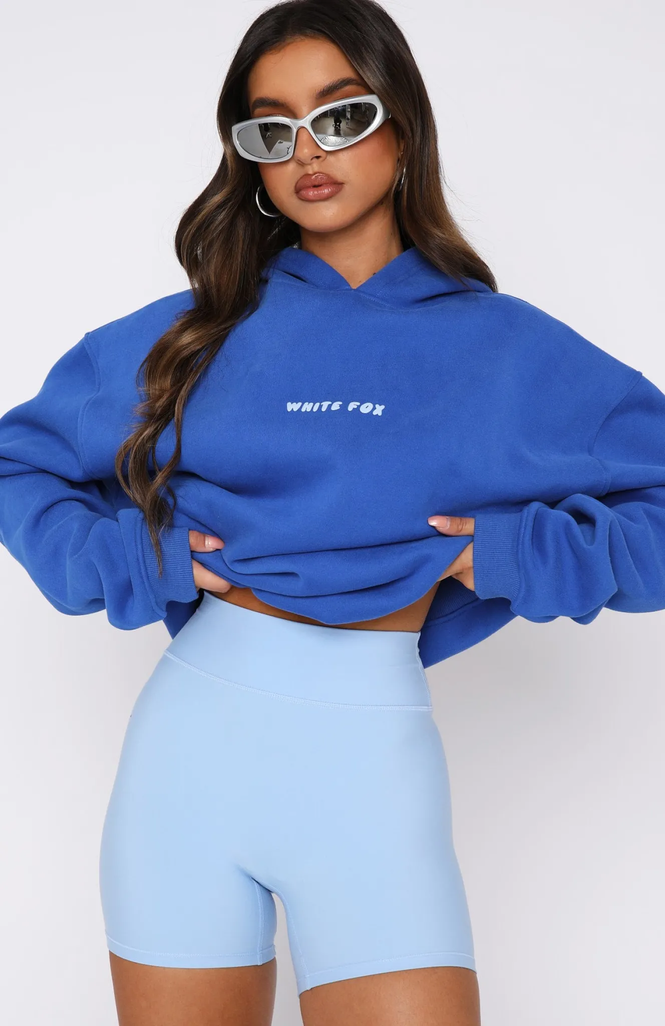 Jackets & Blazers | White Fox Boutique Leisure Series Oversized Hoodie Cobalt blue