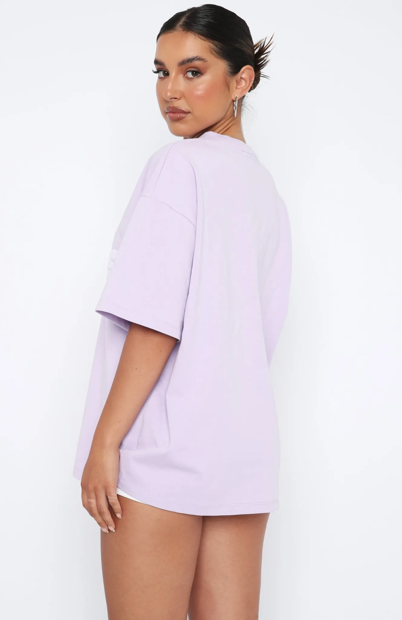 Shirts & Blouses | White Fox Boutique Leisure Series Oversized Tee Lavender purple
