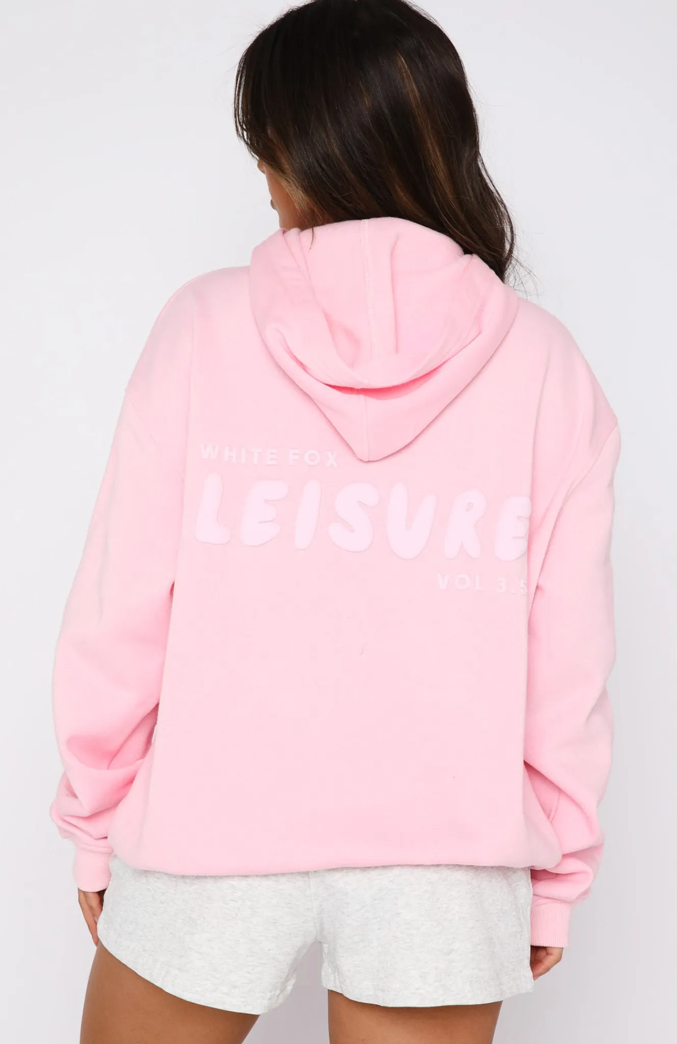 Jackets & Blazers | White Fox Boutique Leisure Series Oversized Hoodie Posy pink