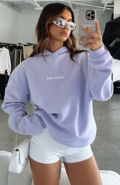 Jackets & Blazers | White Fox Boutique Leisure Series Oversized Hoodie Lavender purple