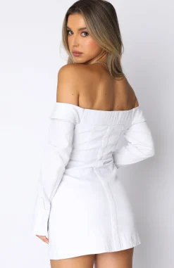 Long Sleeve Dresses | White Fox Boutique Life's A Party Mini Dress white