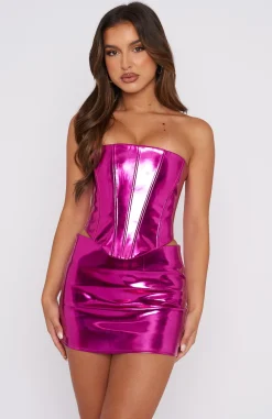 Shirts & Blouses | White Fox Boutique Light Years Strapless Bustier Hot pink