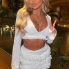 Shirts & Blouses | White Fox Boutique Like Other Girls Long Sleeve Top white