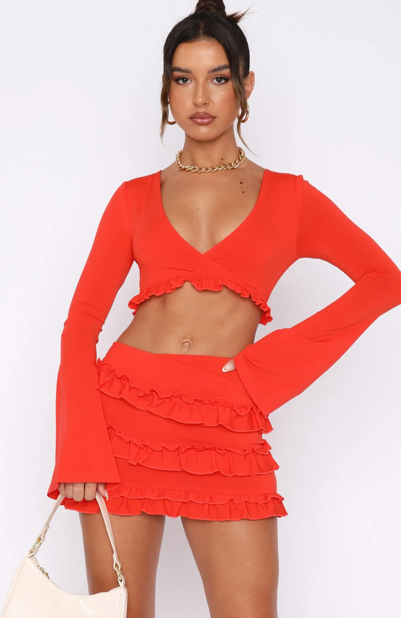 Shirts & Blouses | White Fox Boutique Like Other Girls Long Sleeve Top Chilli red