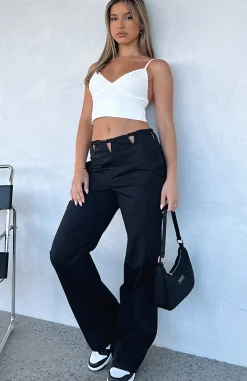 Pants | White Fox Boutique Like What You See Pants black