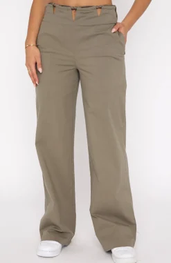 Pants | White Fox Boutique Like What You See Pants Taupe green