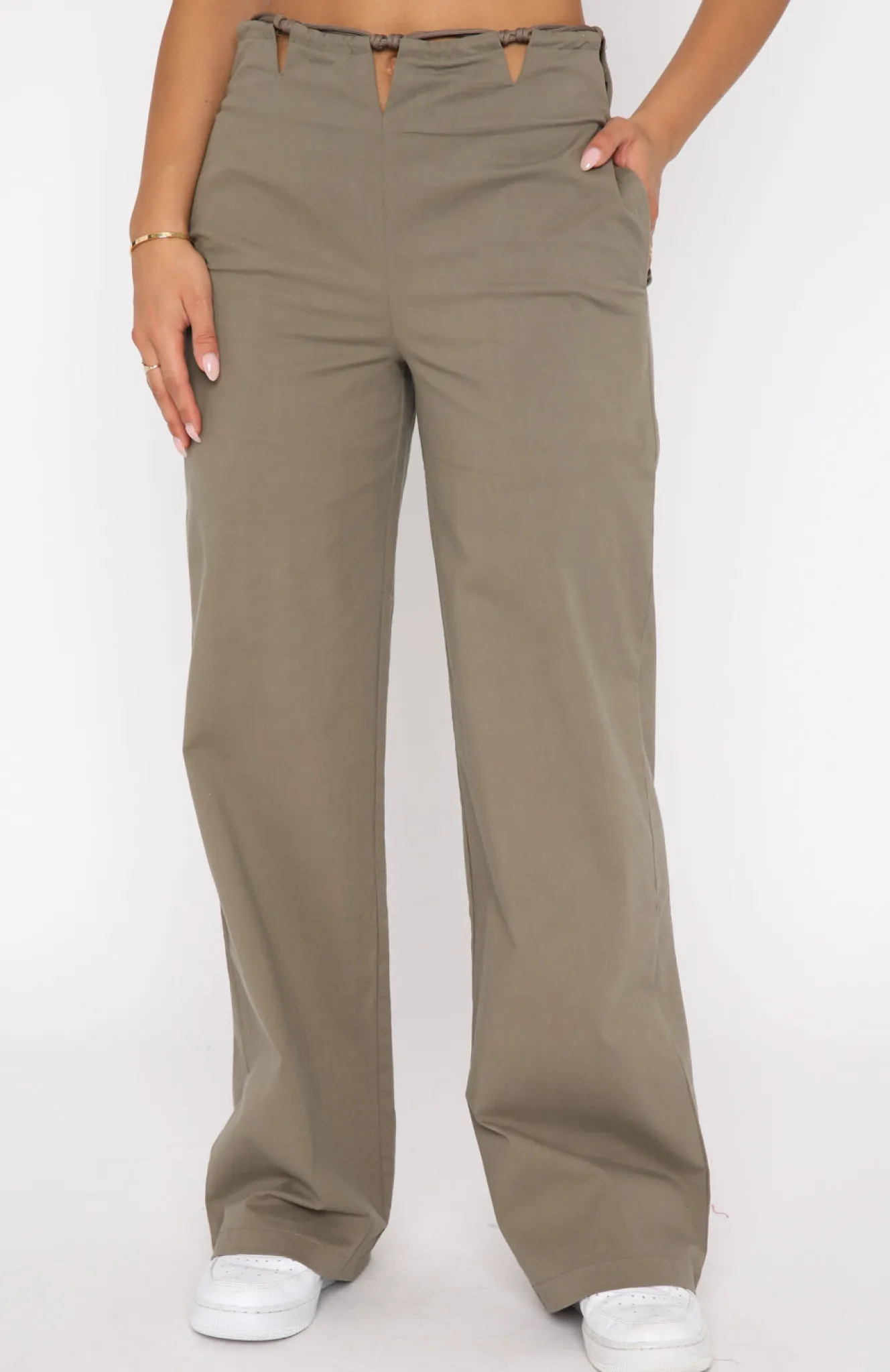 Pants | White Fox Boutique Like What You See Pants Taupe green