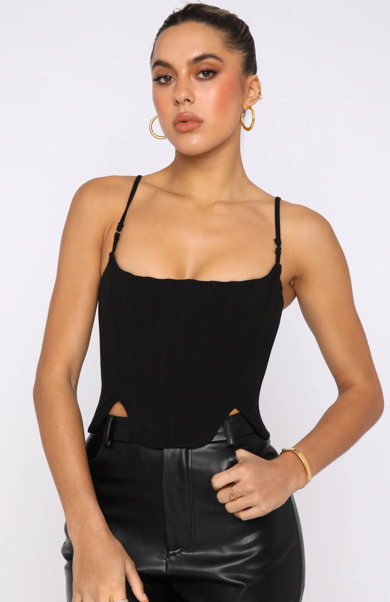 Shirts & Blouses | White Fox Boutique Living Large Bustier black
