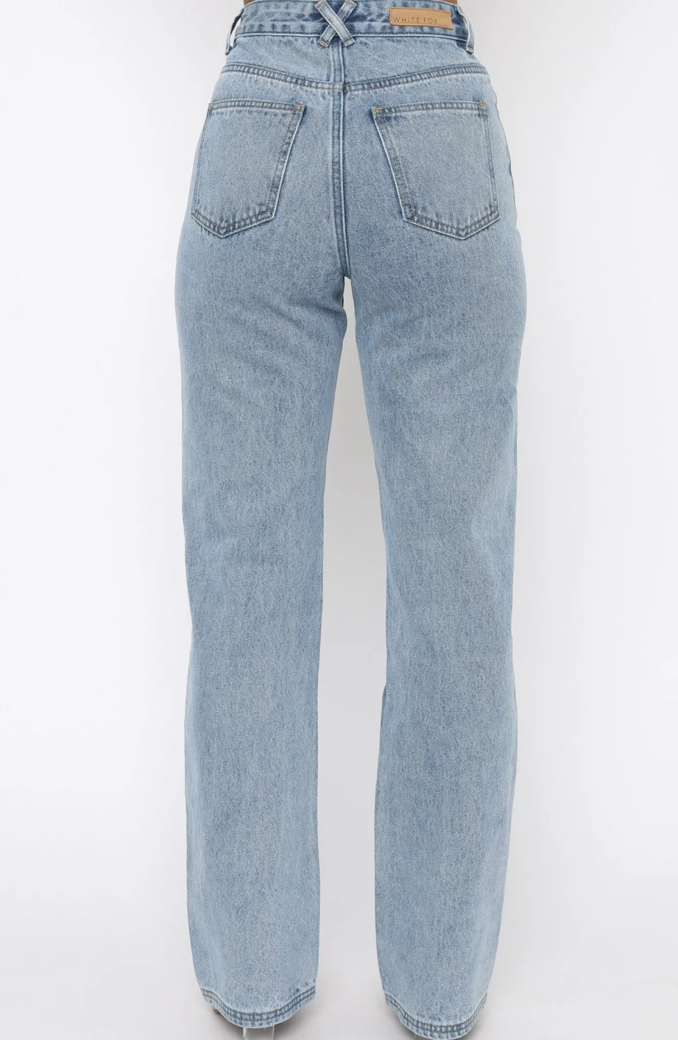 Denim | White Fox Boutique Long Way To Go Jeans Washed blue
