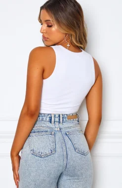 Shirts & Blouses | White Fox Boutique Look Both Ways Crop white