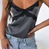 Shirts & Blouses | White Fox Boutique Lost In Your Light Top Charcoal grey