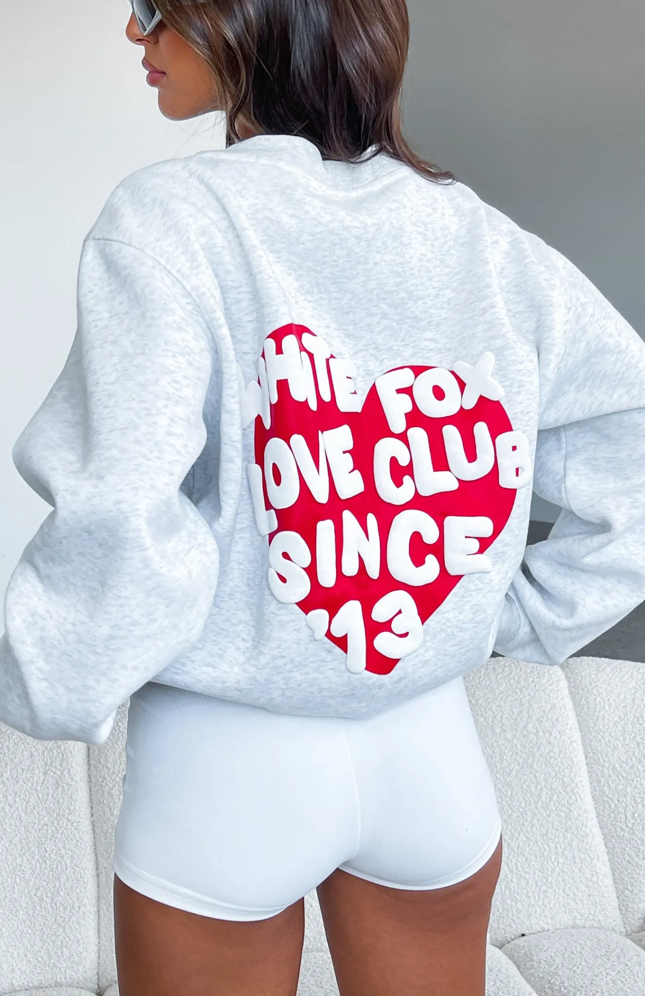 Jackets & Blazers | White Fox Boutique Love Club Oversized Sweater Marle grey