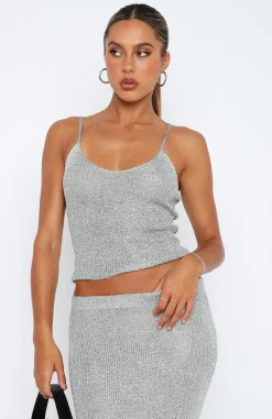 Shirts & Blouses | White Fox Boutique Love Galore Sequin Top grey