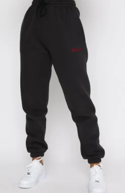Sweatpants | White Fox Boutique Love Me Right Sweatpants Charcoal grey