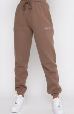 Sweatpants | White Fox Boutique Love Me Right Sweatpants Mocha brown