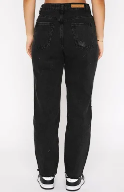 Denim | White Fox Boutique Love Stoned Boyfriend Jeans Vintage black