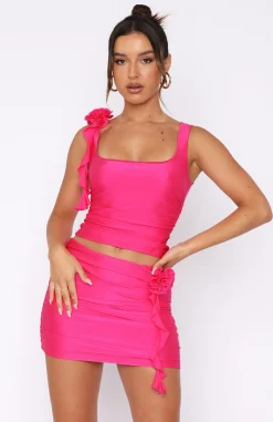 Shirts & Blouses | White Fox Boutique Love Won't Wait Crop Hot pink