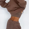 Shorts | White Fox Boutique Made You Smile Lounge Shorts Mocha brown