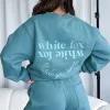 Jackets & Blazers | White Fox Boutique Made You Smile Oversized Sweater Teal green