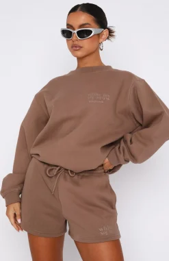 Jackets & Blazers | White Fox Boutique Made You Smile Oversized Sweater Mocha brown