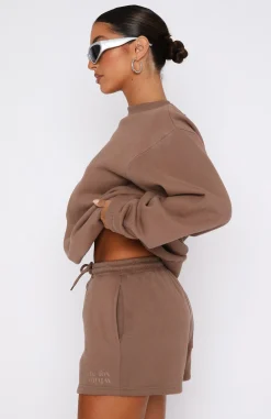 Jackets & Blazers | White Fox Boutique Made You Smile Oversized Sweater Mocha brown