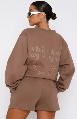 Jackets & Blazers | White Fox Boutique Made You Smile Oversized Sweater Mocha brown