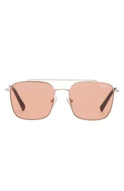 Sunglasses | White Fox Boutique Madrid Sunglasses Gold/Peach multi