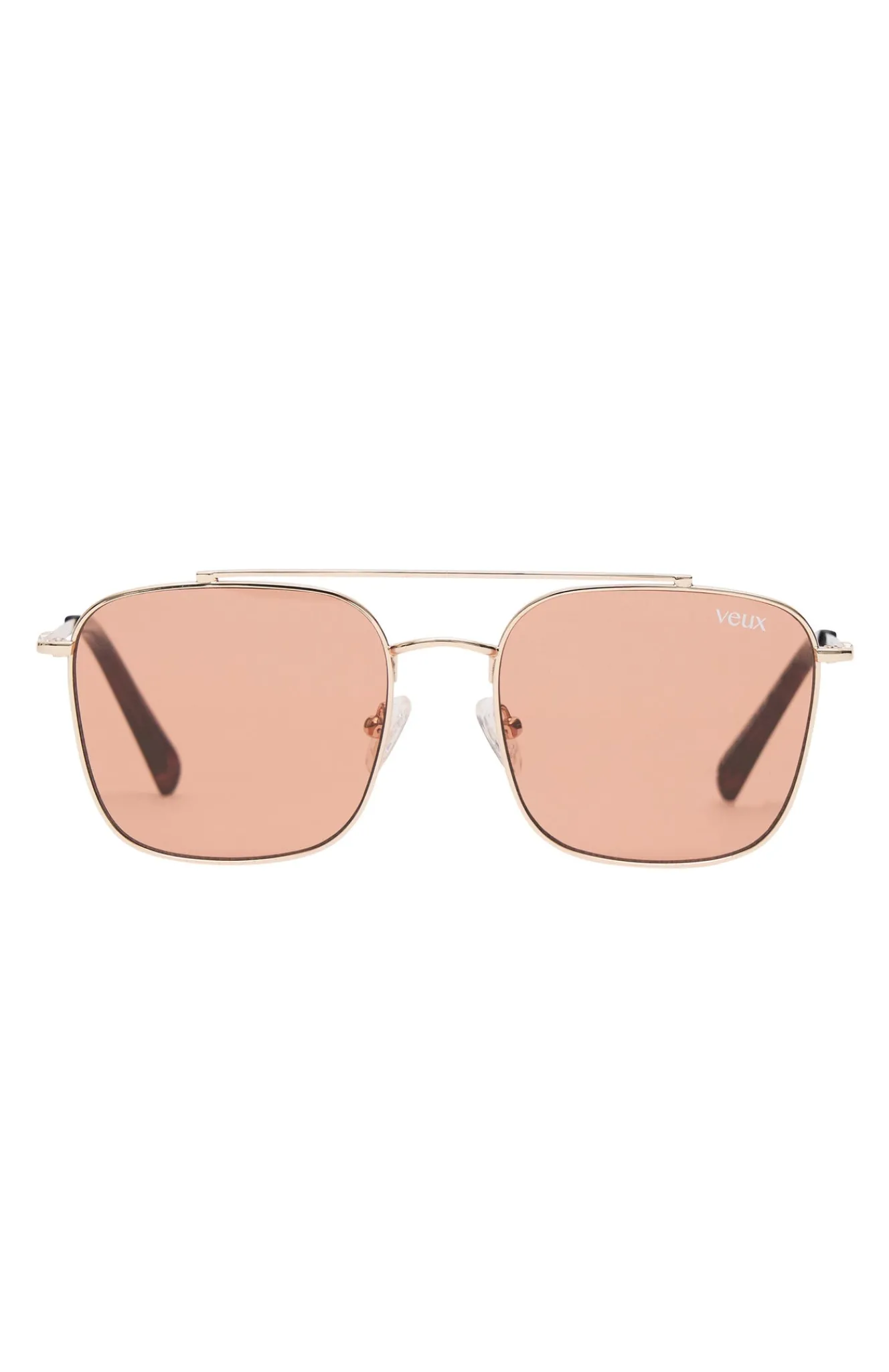 Sunglasses | White Fox Boutique Madrid Sunglasses Gold/Peach multi
