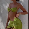 Bikini Tops | White Fox Boutique Magic In The Hamptons Bikini Top Shiny Olive green
