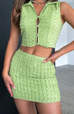 Shirts & Blouses | White Fox Boutique Maiya Crop Top green