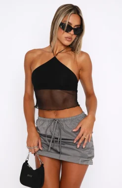 Shirts & Blouses | White Fox Boutique Make A Statement Halter Top black