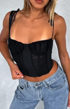 Shirts & Blouses | White Fox Boutique Make The Move Bustier black