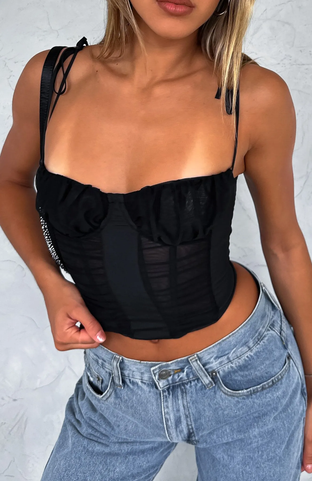 Shirts & Blouses | White Fox Boutique Make The Move Bustier black