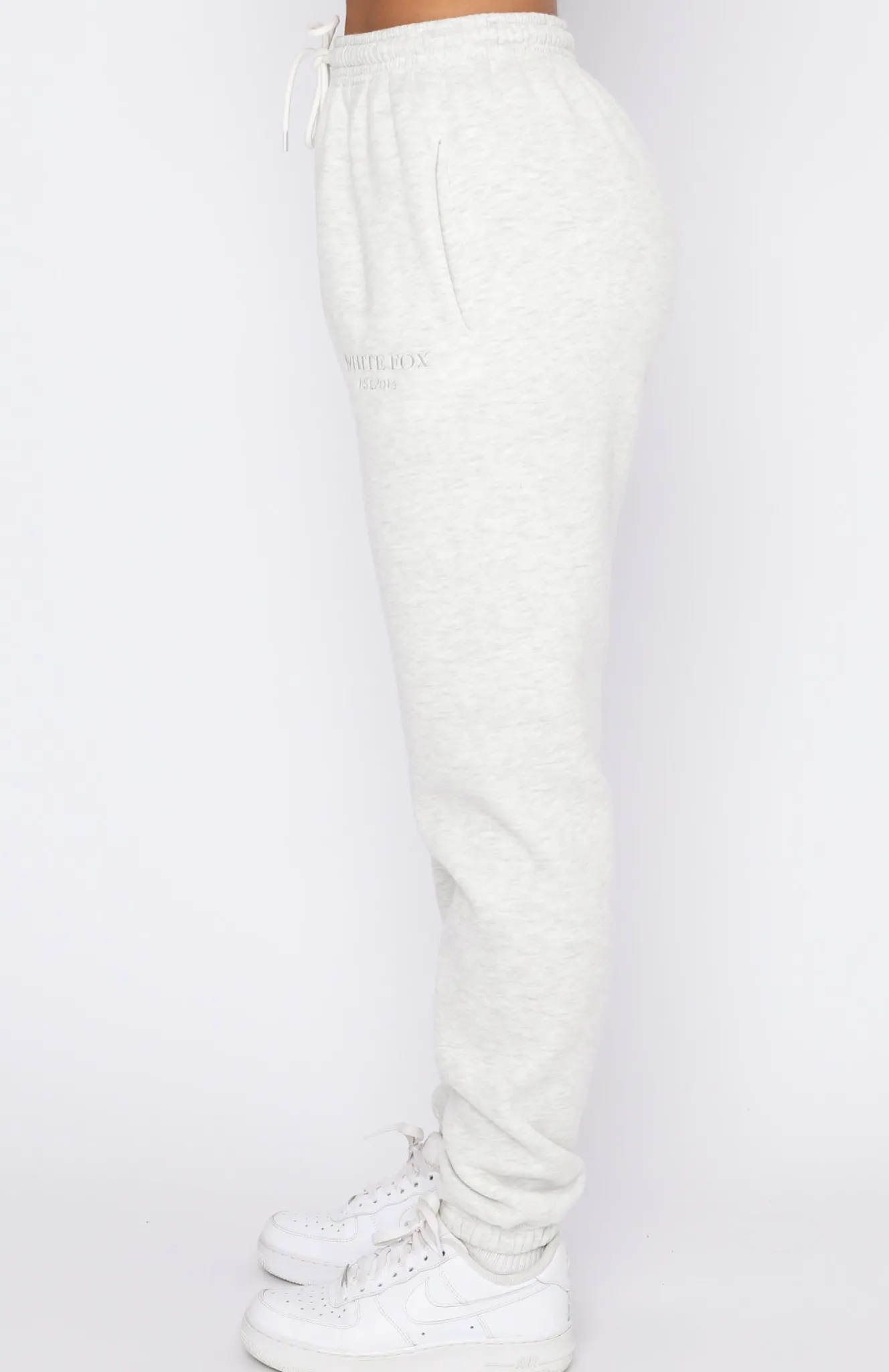 Sweatpants | White Fox Boutique Make You Mine Sweatpants Marle grey