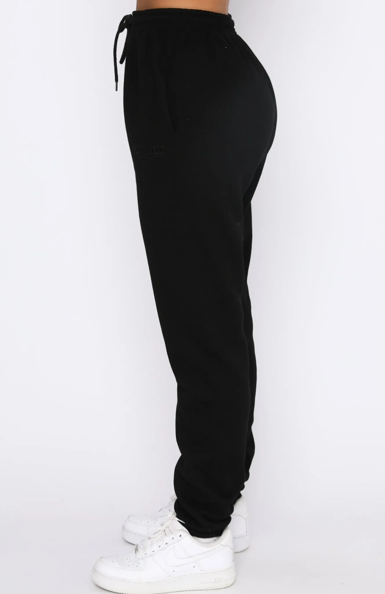 Sweatpants | White Fox Boutique Make You Mine Sweatpants black