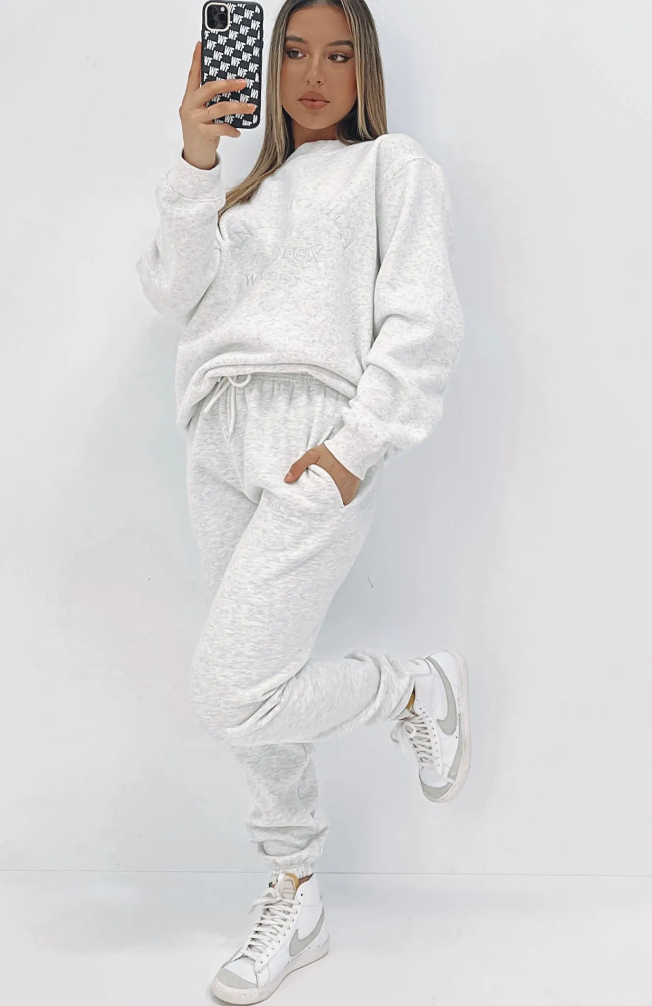Sweatpants | White Fox Boutique Make You Mine Sweatpants Marle grey