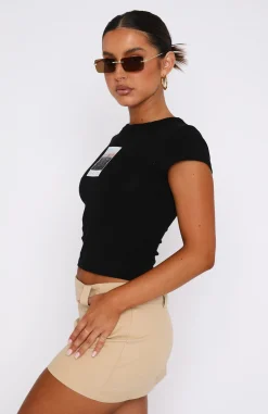 Shirts & Blouses | White Fox Boutique Making Memories Baby Tee black
